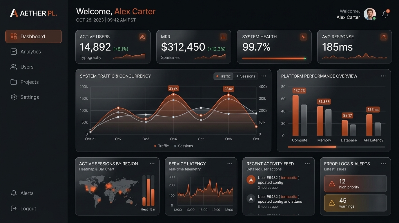 EA Digital Solutions SaaS Platform Cockpit